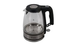 TAS Verre Bouilloire LED Sans Fil 1,5 Litres 1800W 360° Théière