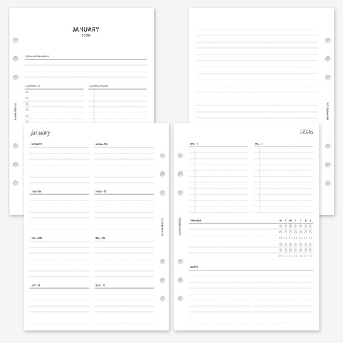 May 2026 weekly planner - 2026, a5