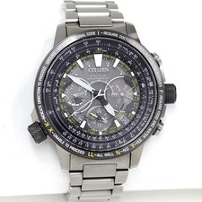 Montre Homme CITIZEN PROMASTER Sky CC7014-82E Solaire GPS Cadran Noir Titane