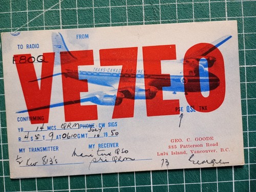 Br0520 carte radio amateur qsl - br0520,