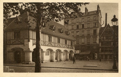 Rouen place vieux marché - -,