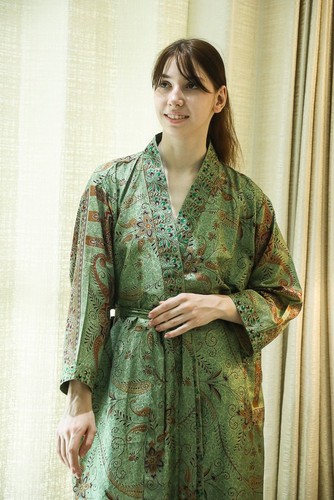 Kimono long soie - soie, et