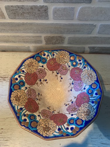 Longwy coupe décor - , floral