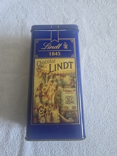 Boîte métal vintage lindt - boîte,