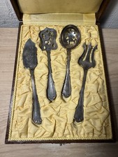 Service À Mignardises En Métal Argenté En Patine (Période 1920-1930)
