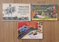 LOT 3 ANCIENS CATALOGUES JOUET