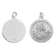 Pendentif st Christophe Argent