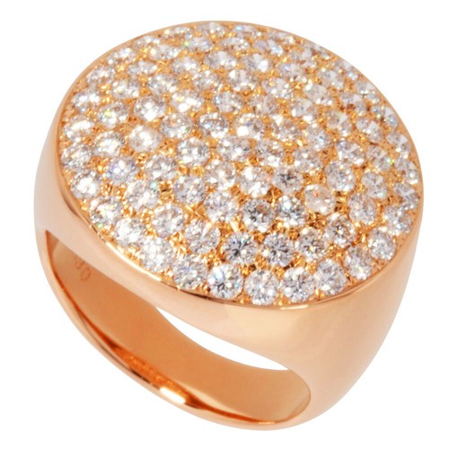 Bague pavé diamant ct - pavé, 2,30