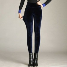Femme Velours Leggings Souple