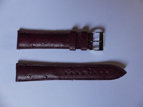 Bracelet montre autruche