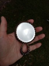 Petit miroir vintage miroir à main miroir de sac à main ancien