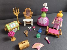 playmobil 5148 salon de beauté de princesse château complet