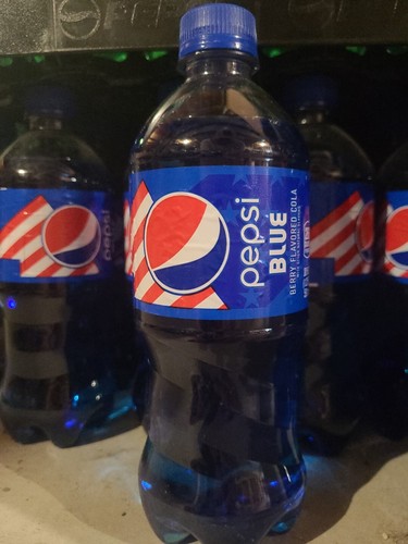 2021 pepsi blue soda - x1,