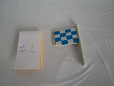 PLAYMOBIL vintage pirates drapeau sticker une face sets 3480 3542 3546 3550 #2