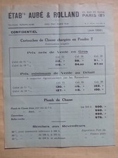 ancien prospectus tarif