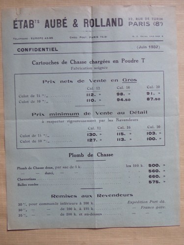 Ancien prospectus tarif - ancien,