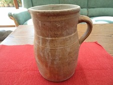 ANCIEN PICHET / CARAFE / CRUCHE EN GRES MARRON