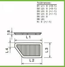 Filtre a air Green pour