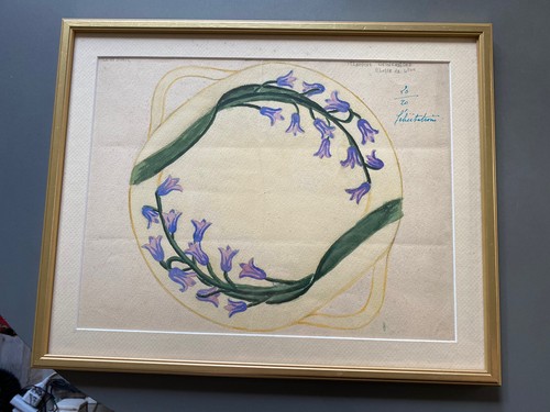 Tableau ancien aquarelle plat - ancien, aquarelle?