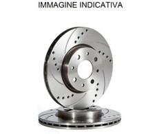 Paire Disques de Frein Sportifs Arrière SPARCO 038049F Rainurés Et Forés Tuning