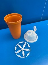 1 Shaker Tupperware ORANGE verre doseur  Vintage Vinaigrette 500 Ml N1