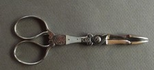 Ciseaux ancien coupe-sucre [Marque "GESCHÜTZ"] Métal chromé/Nacre