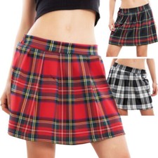 Jupe Écossais Tartan A Plis