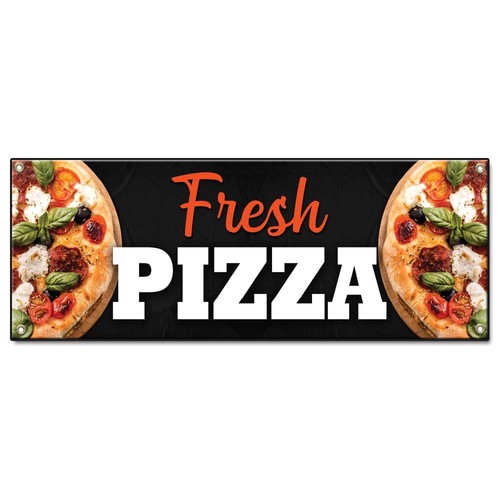 Fresh pizza banner concession - fresh,