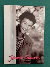 CARTE PUBLICITAIRE ALBUM JEROME CHAUVIN AEROPLANE