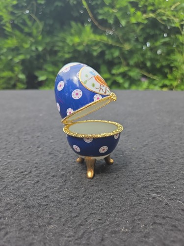 Oeuf porcelaine pilulier - oeuf,