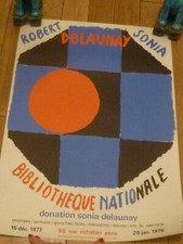 ROBERT SONIA DELAUNAY AFFICHE