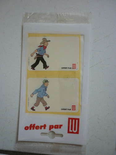 Tintin lot d autocollants - ,