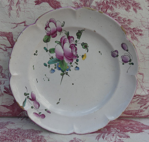 Assiette faience fine - assiette,