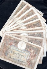 Lot de 10 billets anciens –