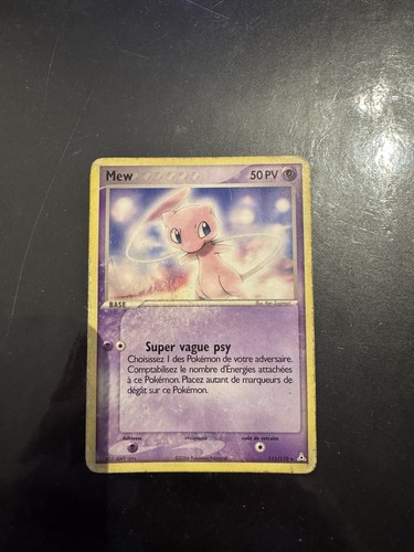 Carte pokemon mew 111 110 - carte,