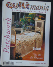 Quilt Mania N° 18 2001 Patchwork Quilts  Modèles Couture Le chemin de l'ivrogne
