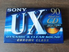 Cassette Audio K7 Vierge - Sony UX 90 - NEUF