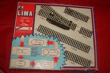 LIMA HO COFFRET B RAILS AIGUILLAGES TRAIN ELECTRIQUE BOITE NEUF 404011