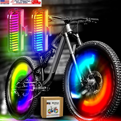 Rechargeable bike wheel lights - rechargeable,