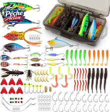 130 Pcs Leurres De Pêche Kit