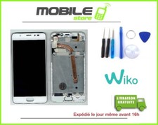 ECRAN LCD + VITRE TACTILE WIKO ORIGNAL UFEEL PRIME BLANC + OUTILS