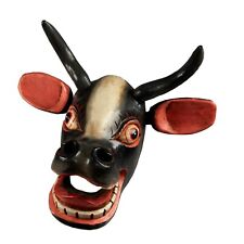 Masque Vache Surabhi Kamadhenu -Danse Cham - Décor Mural Népalais 2531