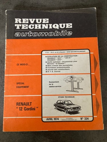 Rta revue technique 334 - , n°334