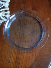 Plateau de service ancien en verre bleu pour Verres à liqueur