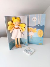 Peluche/Doudou Et Compagnie Aurore Fée De La Forêt Poupée Blanc Jaune - Jolijou