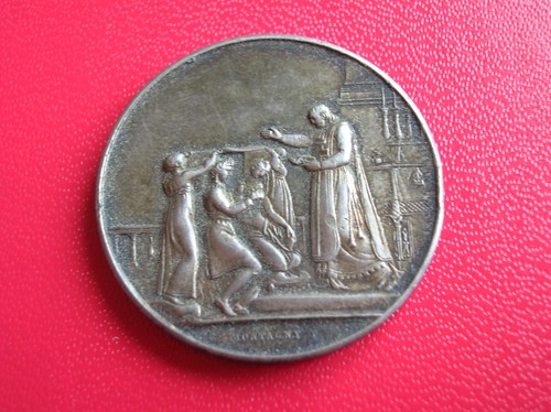 Medaille mariage argent - de, en