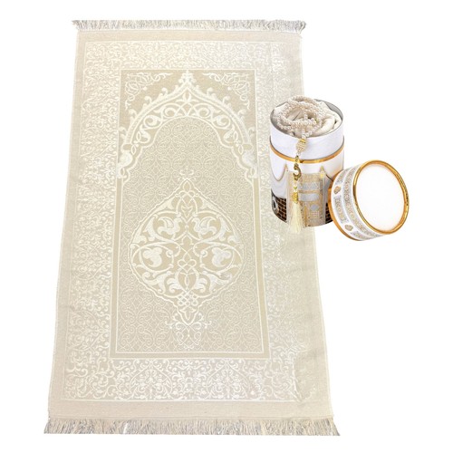 Tapis prière taffetas - de,