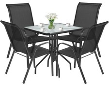 Table carrée ISLAND 70 cm + 4