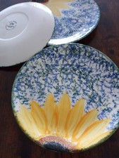 Poole Pottery England  3 Assiettes 21,5 cm