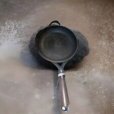 Ancienne Poele Casserole Crafond - Fonte D’alu Et Manche Bois